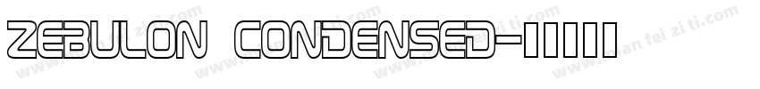 Zebulon Condensed字体转换